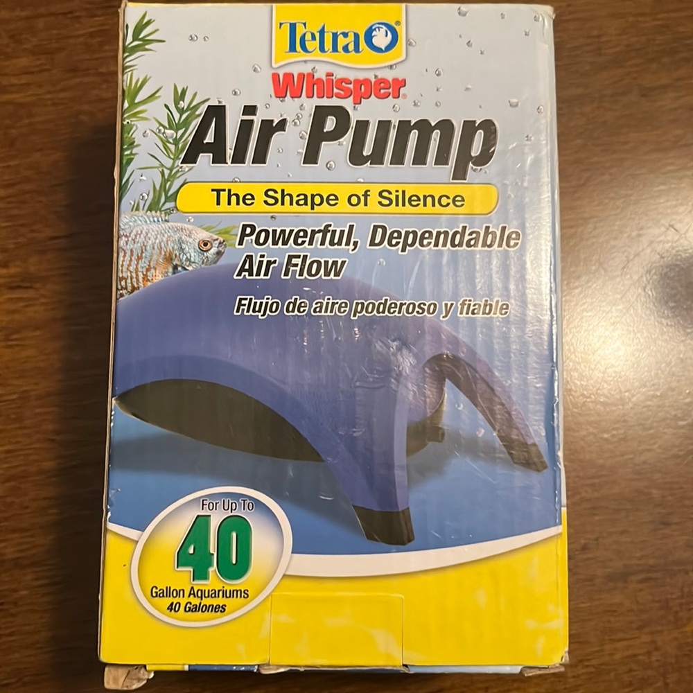 EUC Tetra air pump for up to 40 gallon aquariums